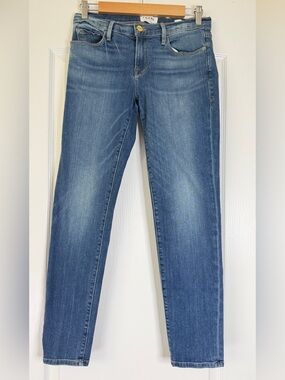 FRAME Le Garçon Jeans Womens 25 Slim Boyfriend Mid Rise Stretch Denim Medium